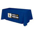 3 Sided Flat Polyester Screen Printed Table Cover (Fits 8' Table)